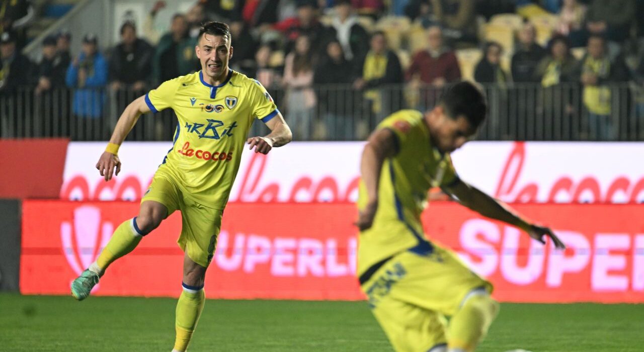 Reacția lui Alex Mateiu, după primul gol marcat în ultimii trei ani