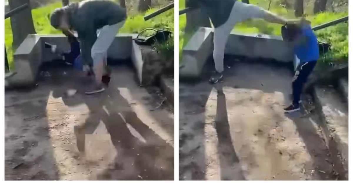 Violență extremă în Bihor: băiețel filmat în timp ce este bătut crunt de un adolescent. Poliţia a deschis dosar penal