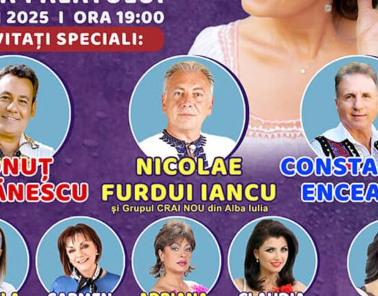 Sărbătoare la Palat – Spectacol Aniversar Maria Ionescu Căpitănescu, pe scena Sălii Palatului