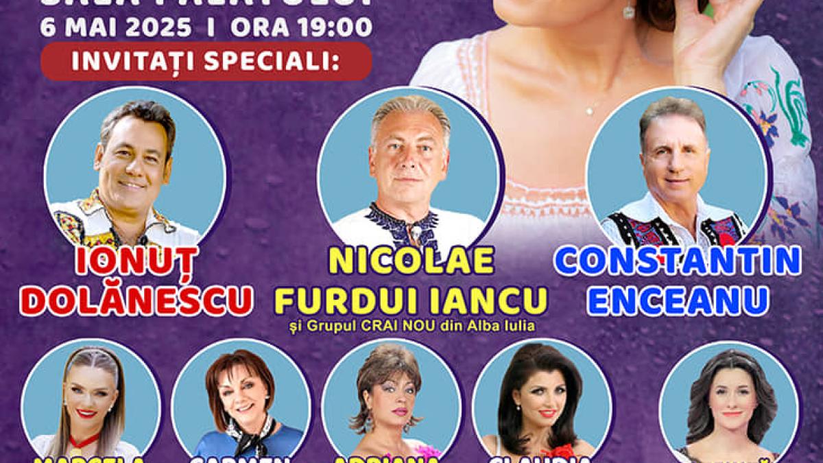 Sărbătoare la Palat – Spectacol Aniversar Maria Ionescu Căpitănescu, pe scena Sălii Palatului