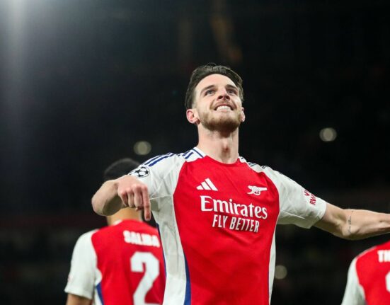 Declan Rice a făcut show la interviuri după „dubla” din Arsenal -0: „O aveam pregătită. Am dat-o în zid de prea multe ori”