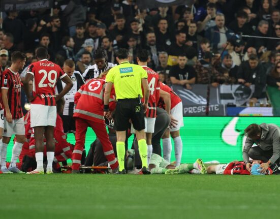 Mike Maignan s-a ciocnit violent cu un coechipier în Udinese