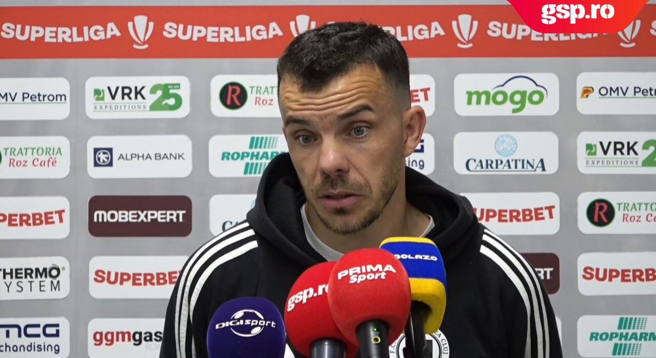 Dan Nistor, declarații după victoria din Giulești: „Ne bucurăm că am reușit să câștigăm pentru a 3-a oară cu Rapid în acest sezon” + Cu ce jucător de la Rapid a făcut schimb de tricouri