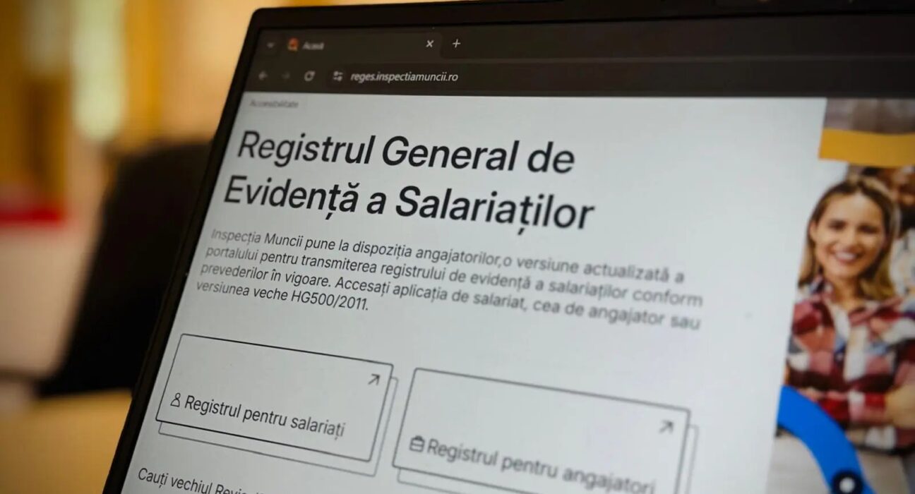 Procedura de acces în sistemul Reges Online, care a înlocuit vechiul Revisal – proiect