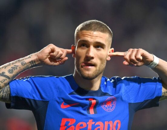 Rapid -off-ul Superligii » Cisotti a deschis scorul