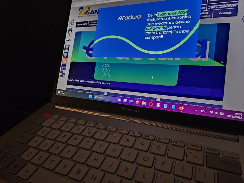 Schimbări la e-Factura: Agricultorii persoane fizice și institutele sau centrele culturale din alte state, exceptați de la utilizarea sistemului până la 1 octombrie 2025