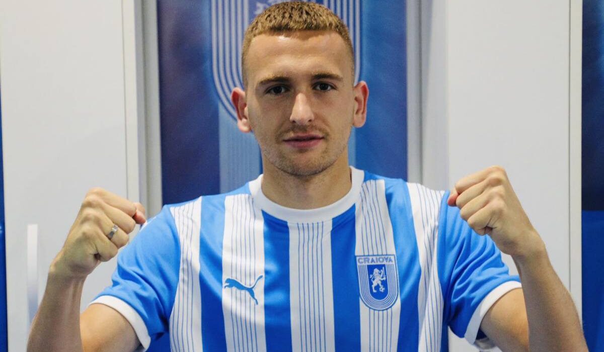 SuperLiga: Universitatea Craiova a transferat un fotbalist din Ucraina: „A fost inclus în cea mai bună echipă a sezonului trecut”