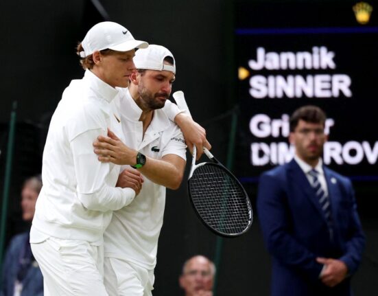Ghinion teribil pentru Grigor Dimitrov! L-a condus cu 2-0 la seturi pe liderul mondial, dar a fost nevoit să abandoneze