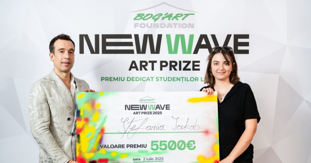 Finala NEW WAVE Art Prize: Fundația Bog’Art a oferit premiul de 5500 euro unei studente la arte din Timișoara