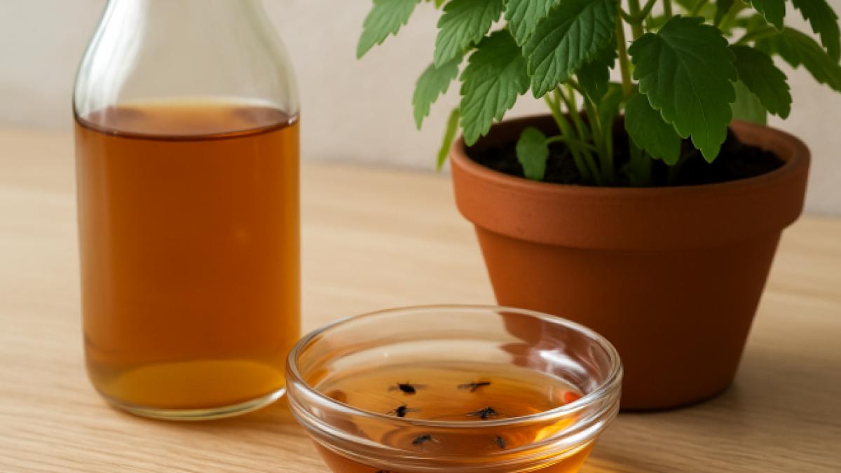 Alungă muștele negre din ghivece cu acest ingredient eficient