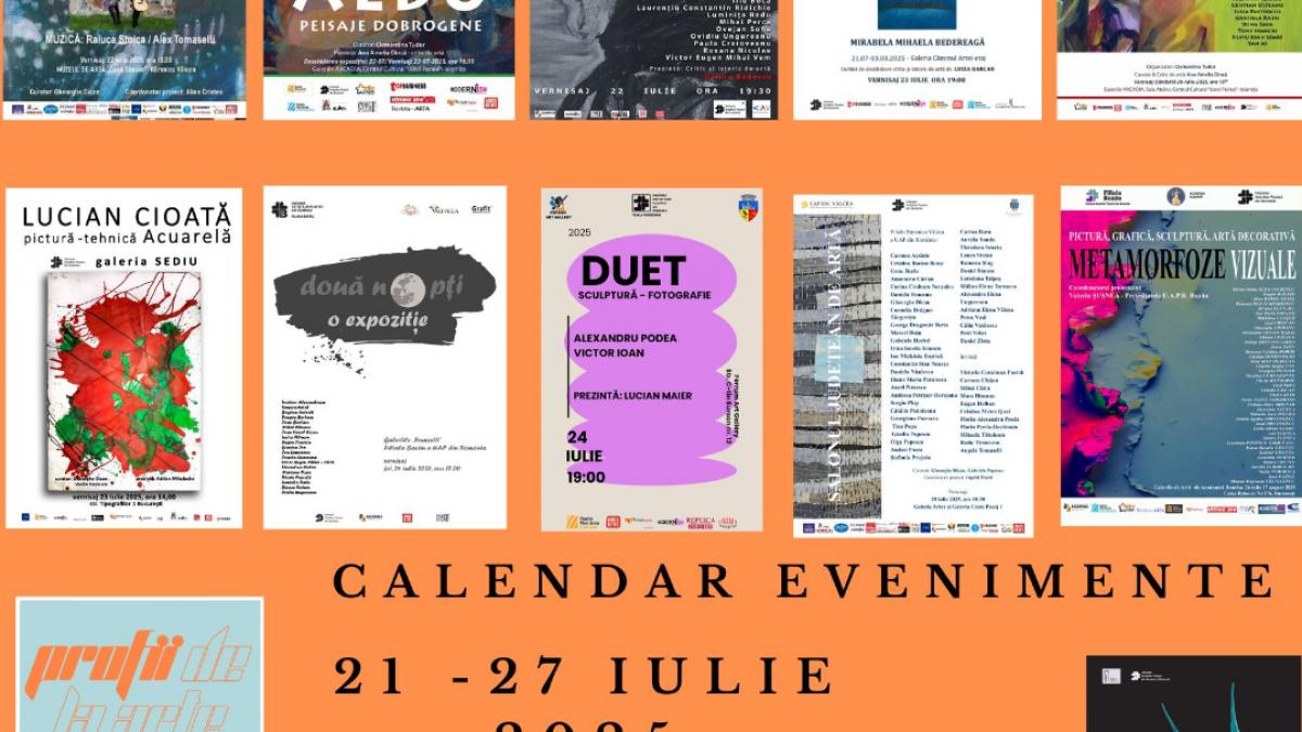 Vernisaje și expoziții spectaculoase vă așteaptă în această săptămână