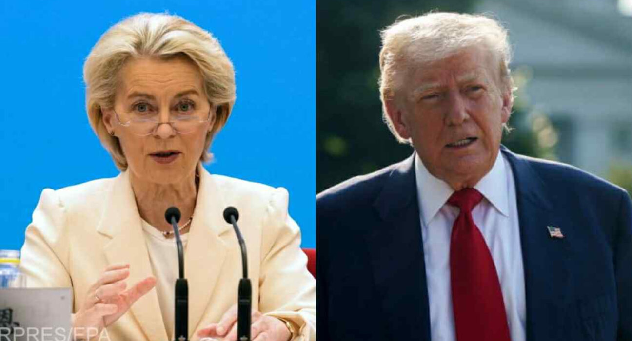 Întâlnire între Ursula von der Leyen și Donald Trump. Taxele vamale între UE și SUA, pe lista discuțiilor