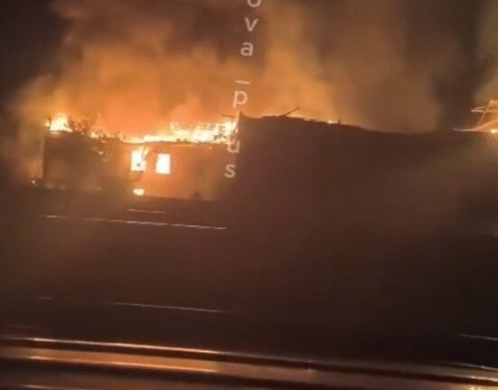 VIDEO Atac ucrainean de amploare asupra unei gări din regiunea rusă Volgograd. Imagini cu flăcări uriașe publicate de localnici / Ce spune guvernatorul rus