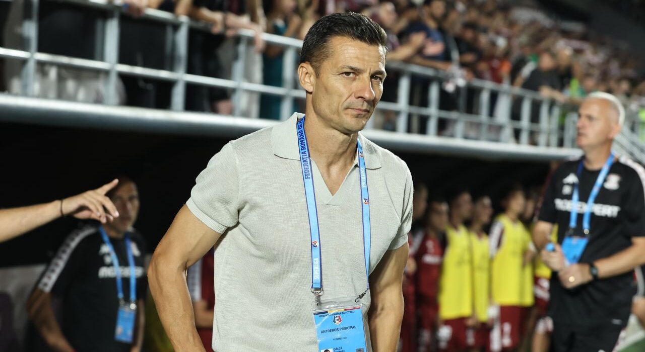 „Penalty clar!” Costel Gâlcă nu s-a abținut după Oțelul -1. Faza care l-a nemulțumit pe atrenorul giuleștenilor