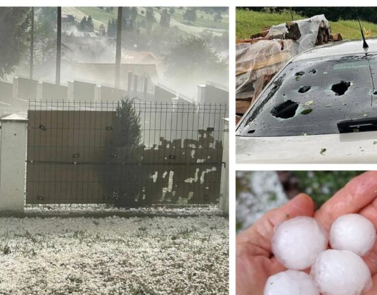 Grindina de mărimea mingii de ping-pong a făcut ravagii la Întorsura Buzăului: culturi distruse, locuințe și mașini avariate