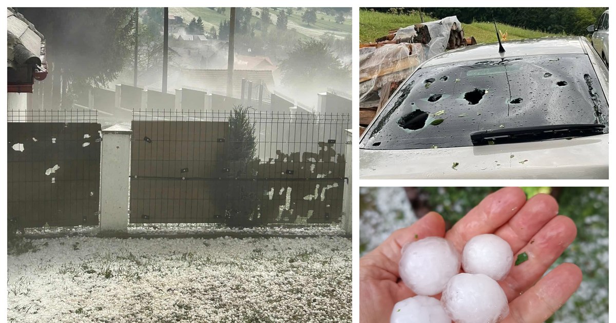 Grindina de mărimea mingii de ping-pong a făcut ravagii la Întorsura Buzăului: culturi distruse, locuințe și mașini avariate