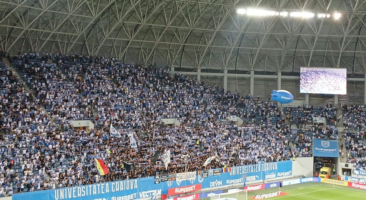 Nebunie în Bănie! Stadionul ”Ion Oblemenco” e plin la Universitatea Craiova