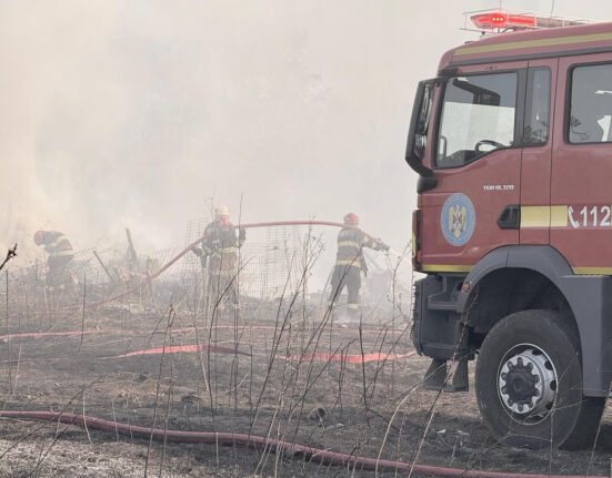 Incendiul de la Glina a fost stins / update
