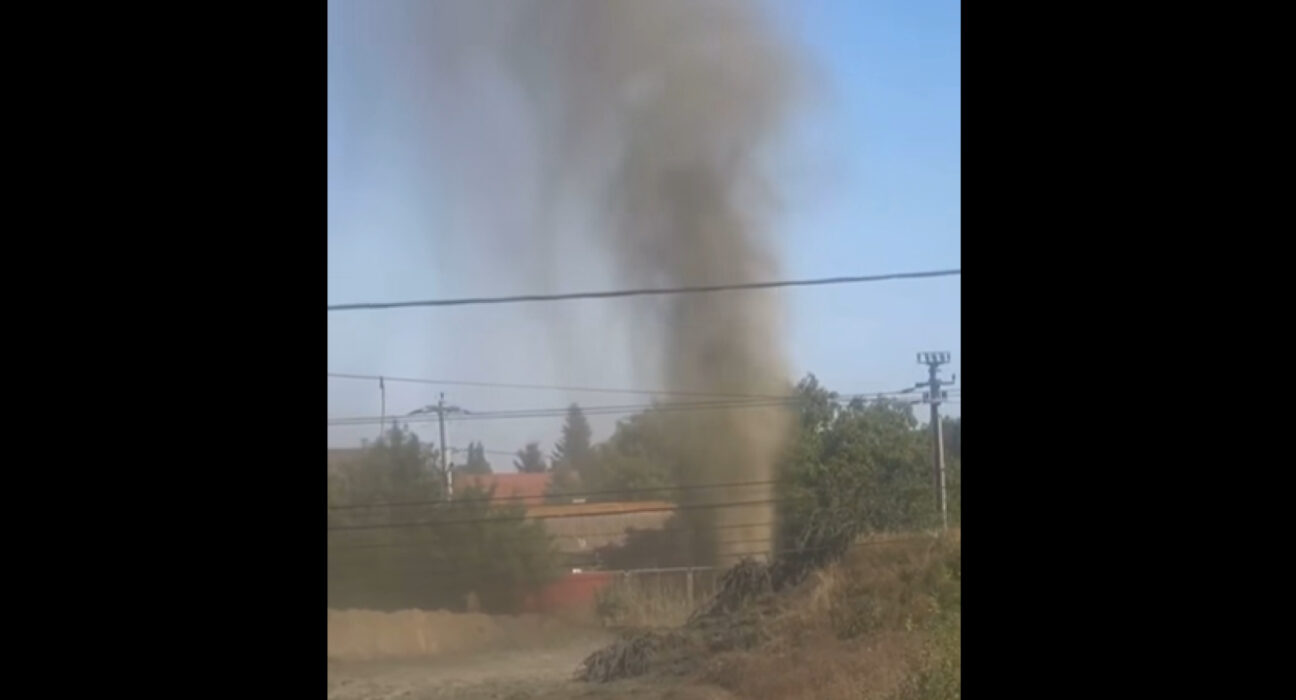 Incendiu la punga de gaz din Amara, Ialomița / Update: Crater de 50 de metri și oameni evacuați / video