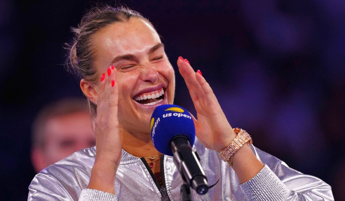 „Stați, stați! Ce faceți? N-am terminat” » Sabalenka și un moment viral la festivitatea de premiere de la US Open