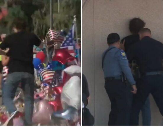 Un adolescent a vandalizat memorialul lui Charlie Kirk. Era îmbrăcat cu un tricou similar celui purtat de Tyler Robinson