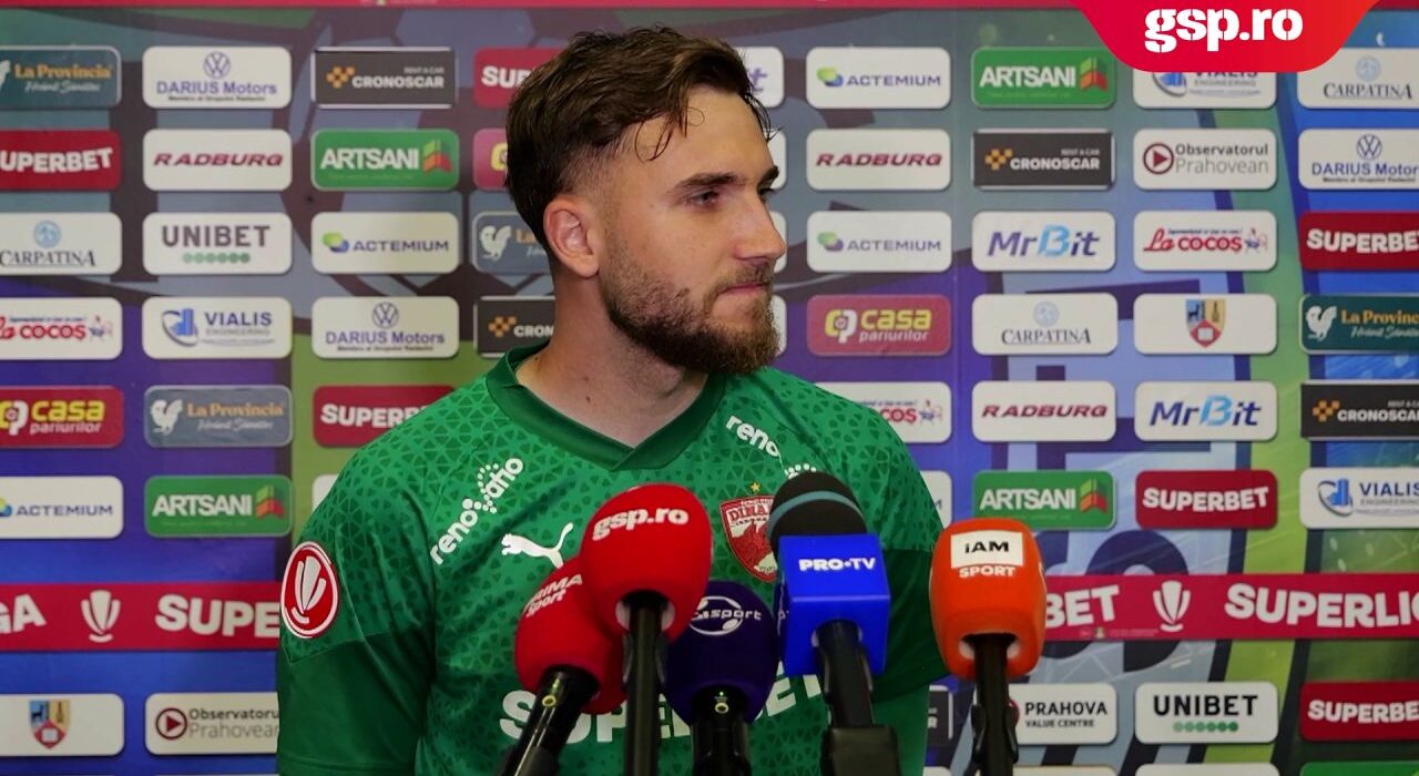 Petrolul vs. Dinamo 0-3 » Alex Roșca, la revenirea fără gol primit în poarta dinamoviștilor: „Nu mi-a picat bine, dar nu am lăsat capul jos doar pt că nu eram titular”