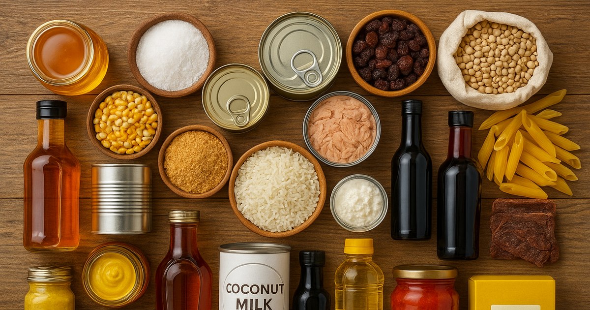30 de alimente care nu expiră niciodată – ghidul complet pentru cămara ta de urgență. Unele te vor surprinde