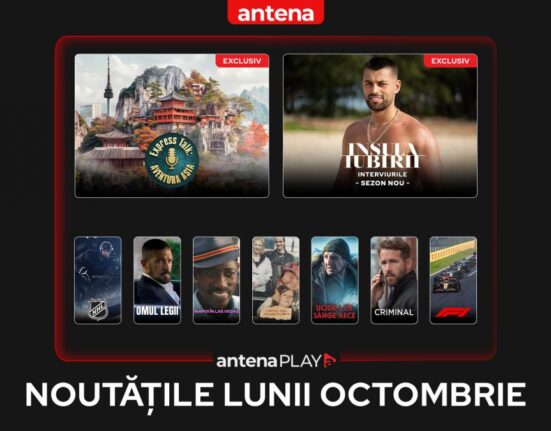 Noutățile lunii octombrie 2025 în AntenaPLAY