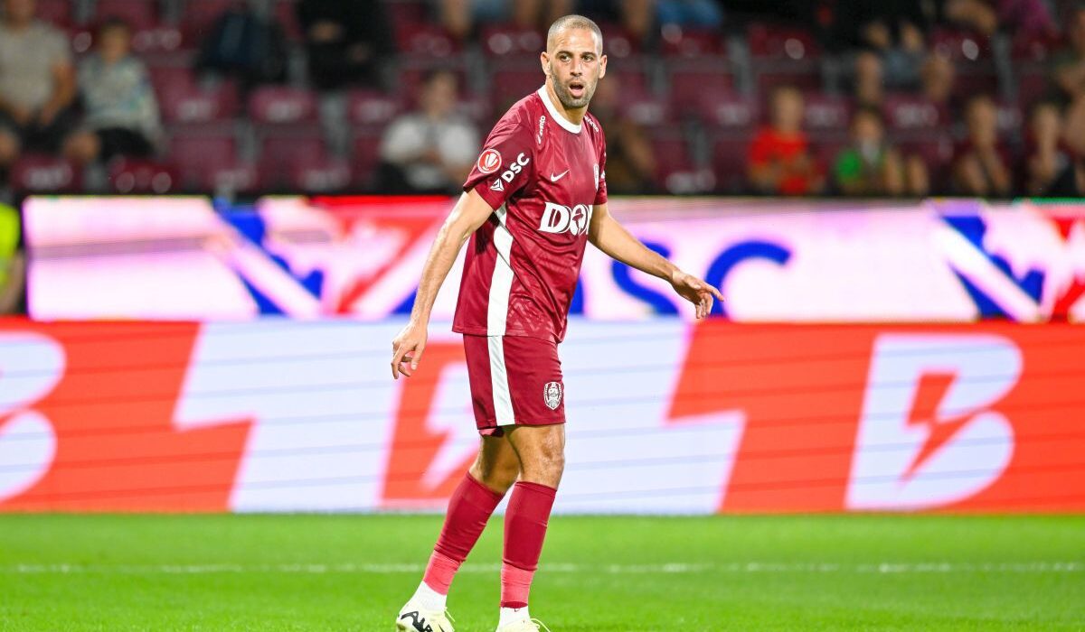Islam Slimani a „spart gheața” la CFR Cluj și s-a luat de arbitraj: „Nu a fost penalty!”