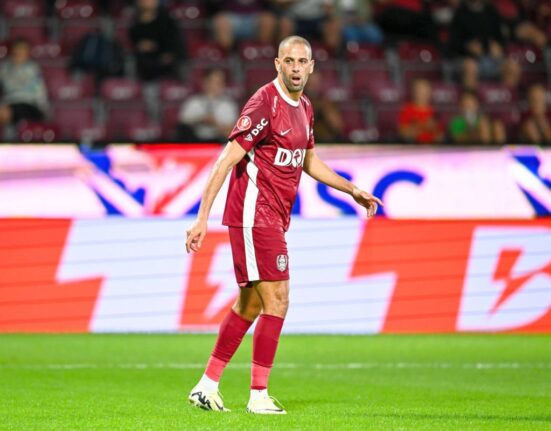 Islam Slimani a „spart gheața” la CFR Cluj și s-a luat de arbitraj: „Nu a fost penalty!”