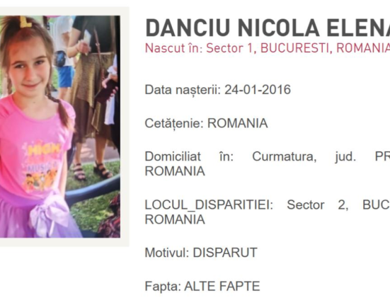 Fetiță de 9 ani dispărută din București! Poliția cere ajutorul urgent al cetățenilor