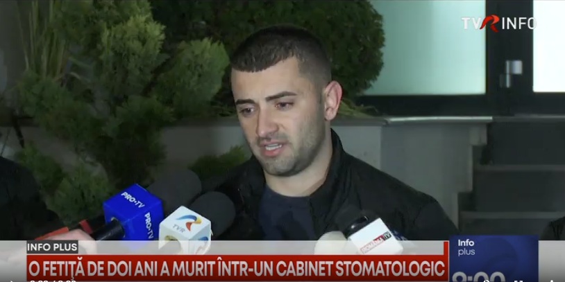 VIDEO „Ei au sedat copilul cu niște analize ieșite rău. Au omorât-o”, acuză tatăl fetiței moarte în clinica de stomatologie din București / Prima reacție de la Crystal Dental Clinic