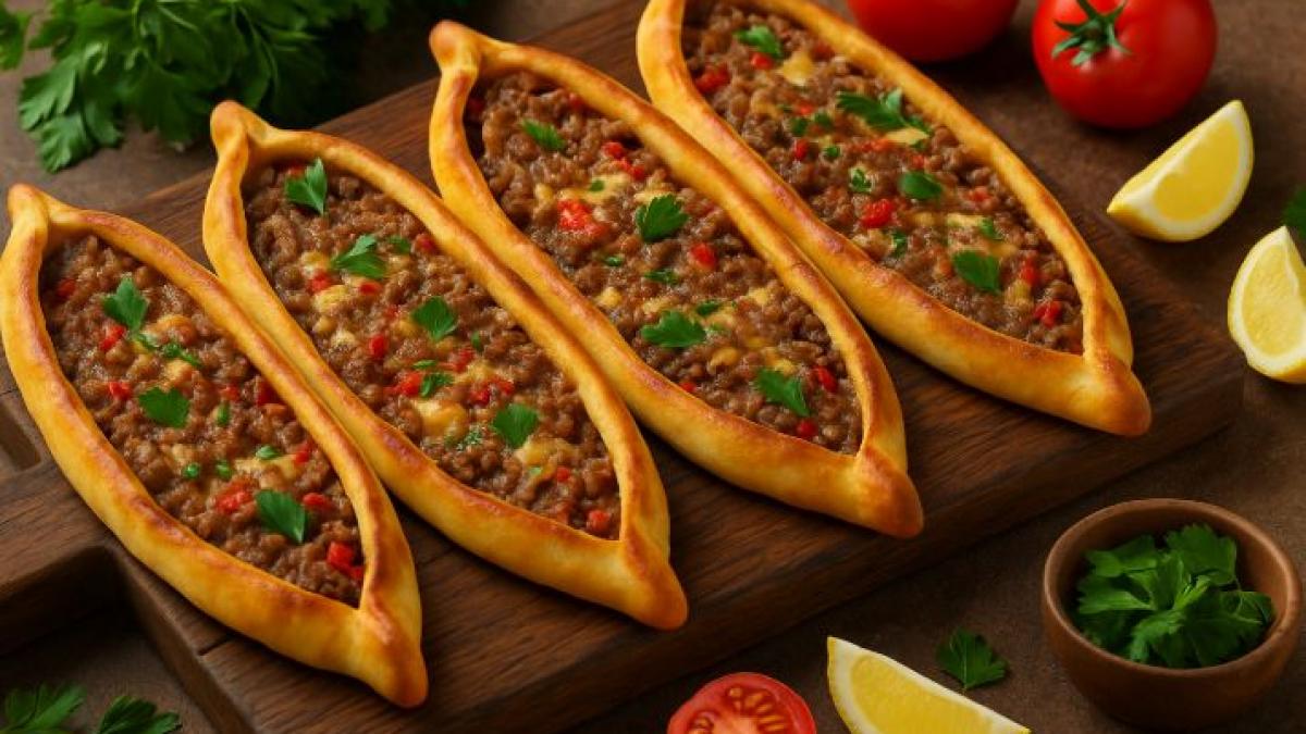 Pide turcești cu carne, brânză sau ou. O rețetă simplă și spectaculoasă