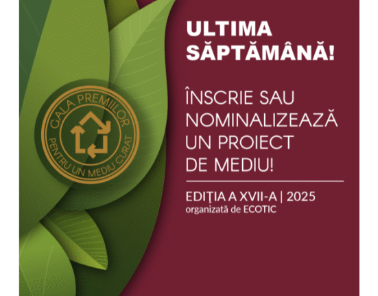 Ultima săptămână de înscrieri la Gala Premiilor pentru un Mediu Curat