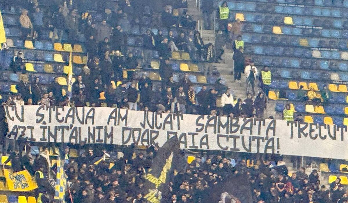 „Azi întâlnim doar oaia ciută!” » Bannerul provocator apărut pe Arena Națională, la FCSB