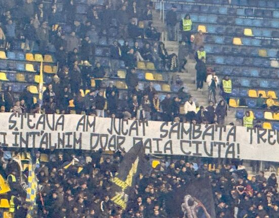 „Azi întâlnim doar oaia ciută!” » Bannerul provocator apărut pe Arena Națională, la FCSB