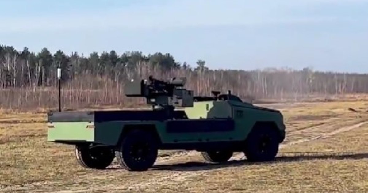 Ucraina a testat cu succes o nouă dronă terestră capabilă de misiuni de luptă autonome