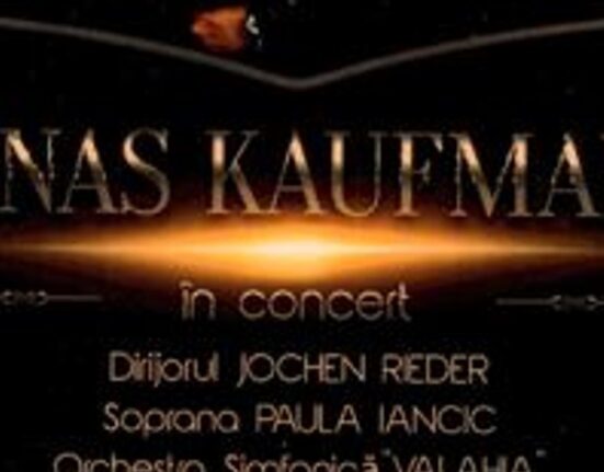 Concert Jonas Kaufmann – Paula Iancic la Sala Palatului