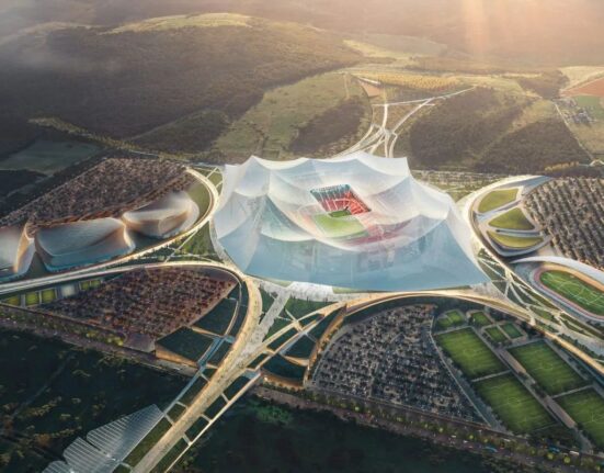Mega-stadionul care rivalizează cu Santiago Bernabeu pentru finala CM 2030 » Va avea 115.000 de locuri: imagini de pe șantier