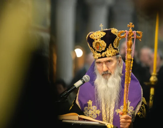 Archbishop of Tomis concelebrates in Jerusalem with Patriarch Theophilos III on the Feast of Theophany