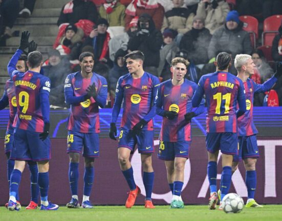 Meci de poveste la Praga! Barcelona se impune după un thriller cu Slavia » Catalanii rămân în lupta pentru primele 8 locuri