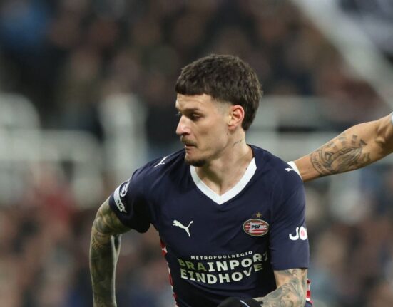 Nota primită de Dennis Man după ce PSV a fost demolată de Newcastle în UEFA Champions League