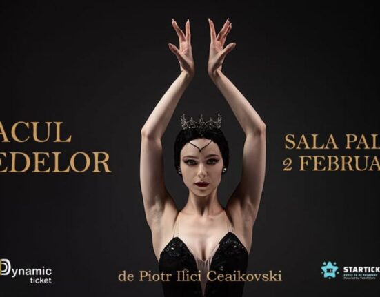 Balerina GANNA MUROMTSEVA în premieră la Bucureşti în „LACUL LEBEDELOR” pe 2 februarie la Sala Palatului