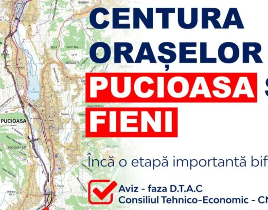Corneliu Ștefan: Centura Orașelor Pucioasa și Fieni intră în linie dreaptă