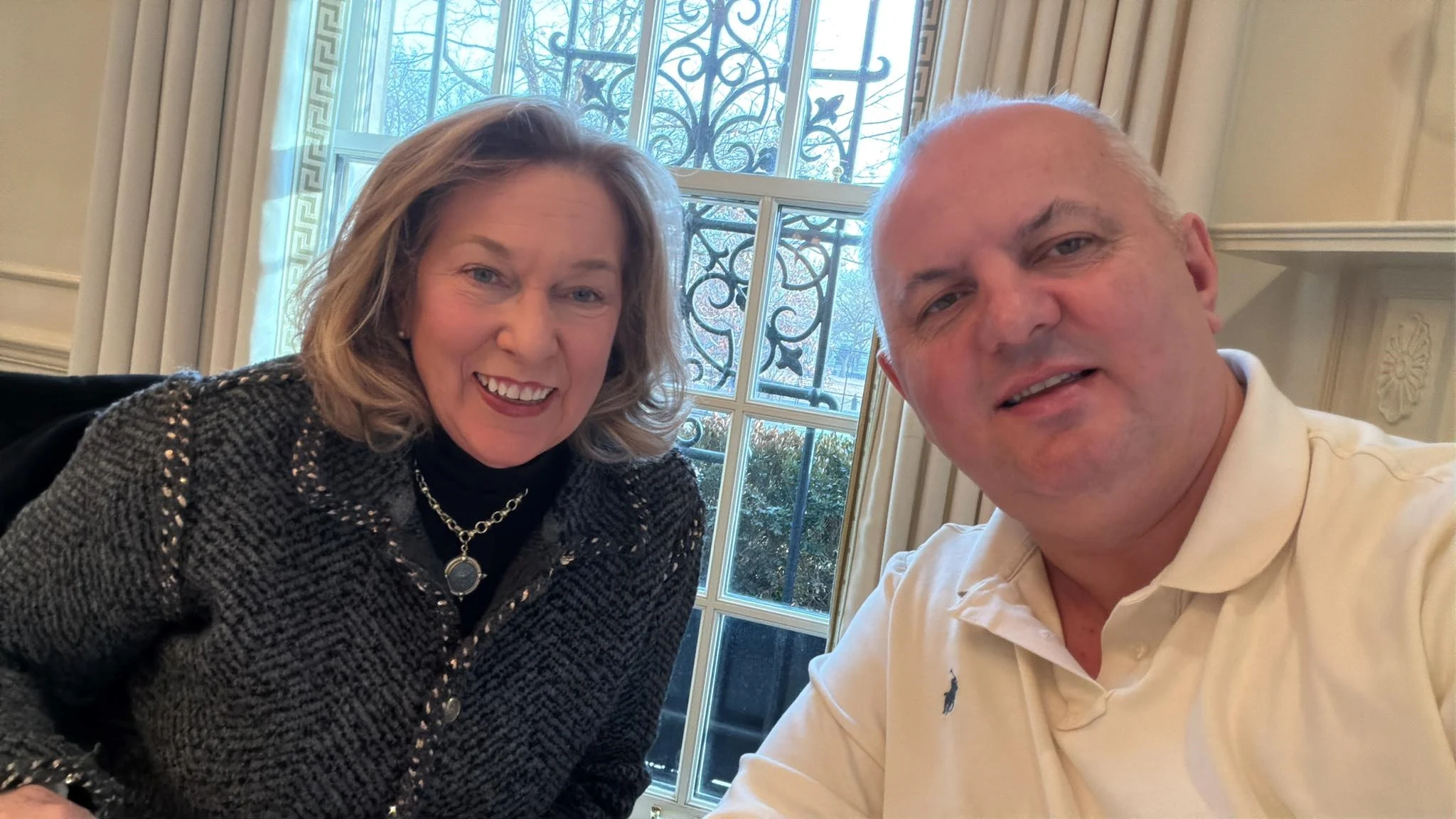 Bonnie Carroll şi Avram Gal, Washington, 2026. FOTO: Facebook/ Avram Gal