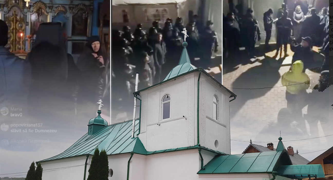 VIDEO Preoți și enoriași ai bisericii subordonate Patriarhiei Ruse au atacat un lăcaș de cult monument istoric din Republica Moldova. Ciocniri cu Poliția / De la ce a plecat conflictul ortodox