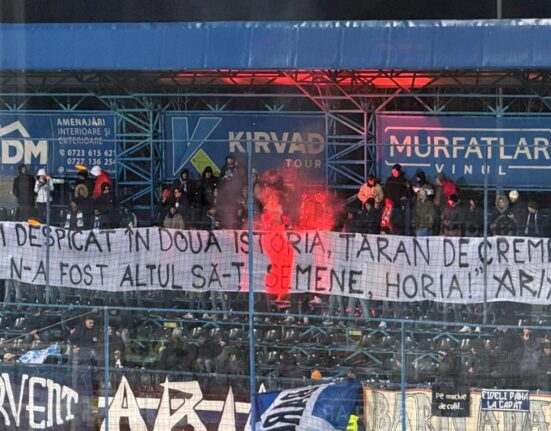 6 lucruri care nu s-au văzut la TV » Ce au strigat fanii veniți la Constanța după ce elevii lui „Pancone” și-au asigurat prezența în play-off!