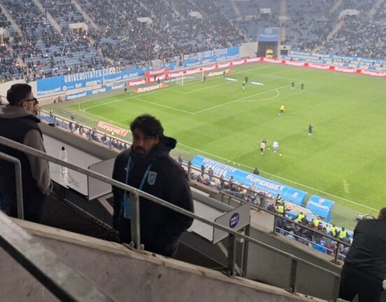 De unde a urmărit suspendatul Filipe Coelho meciul Universitatea Craiova -off