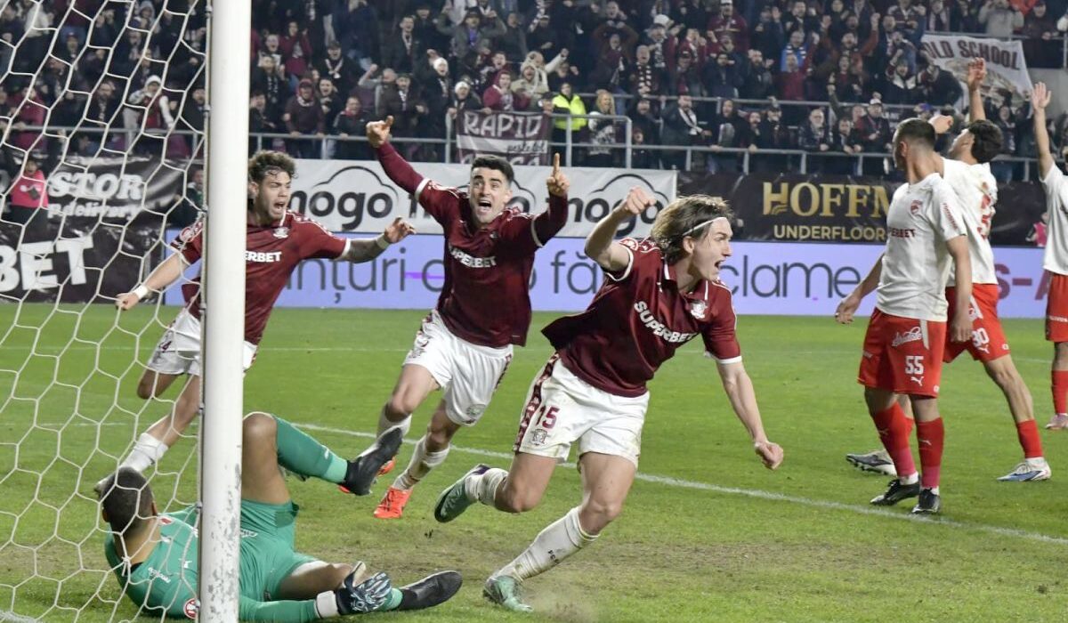 Rapid o bate pe Dinamo și e LIDERUL Superligii! Derby intens, DISTRUS de Istvan Kovacs » Noul clasament
