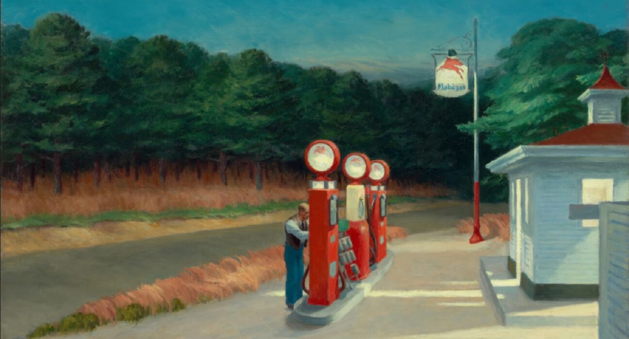 Tabloul „Gas”, de Edward Hopper, ilustrează perfect criza petrolului